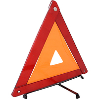 Знак аварийной остановки с широким треугольником, стороны по 41 см.